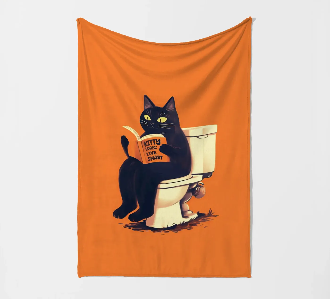 Kitty logic Fleecedecke von 2toastdesign
