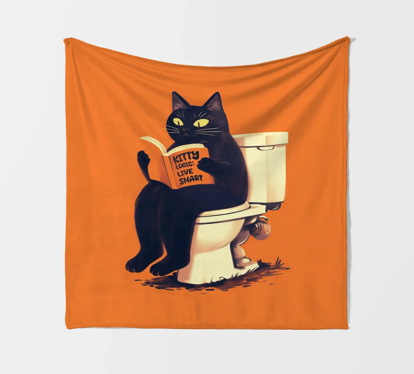 Kitty logic Fleecedecke von 2toastdesign