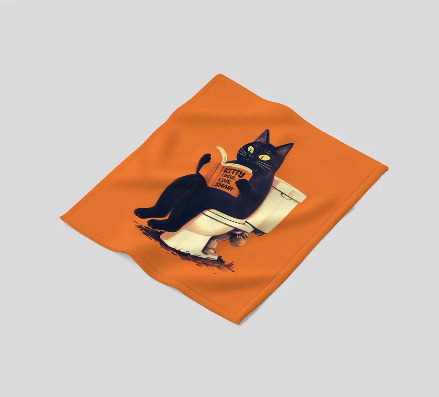 Kitty logic Fleecedecke von 2toastdesign