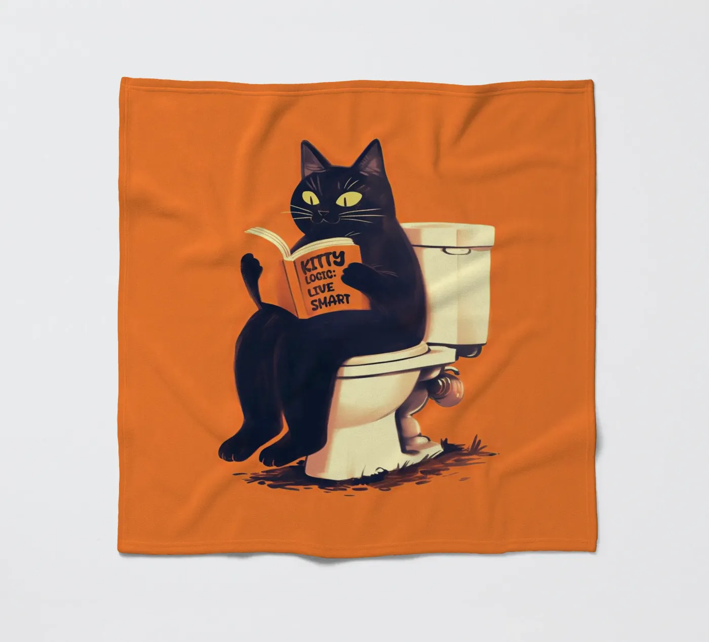 Kitty logic Fleecedecke von 2toastdesign