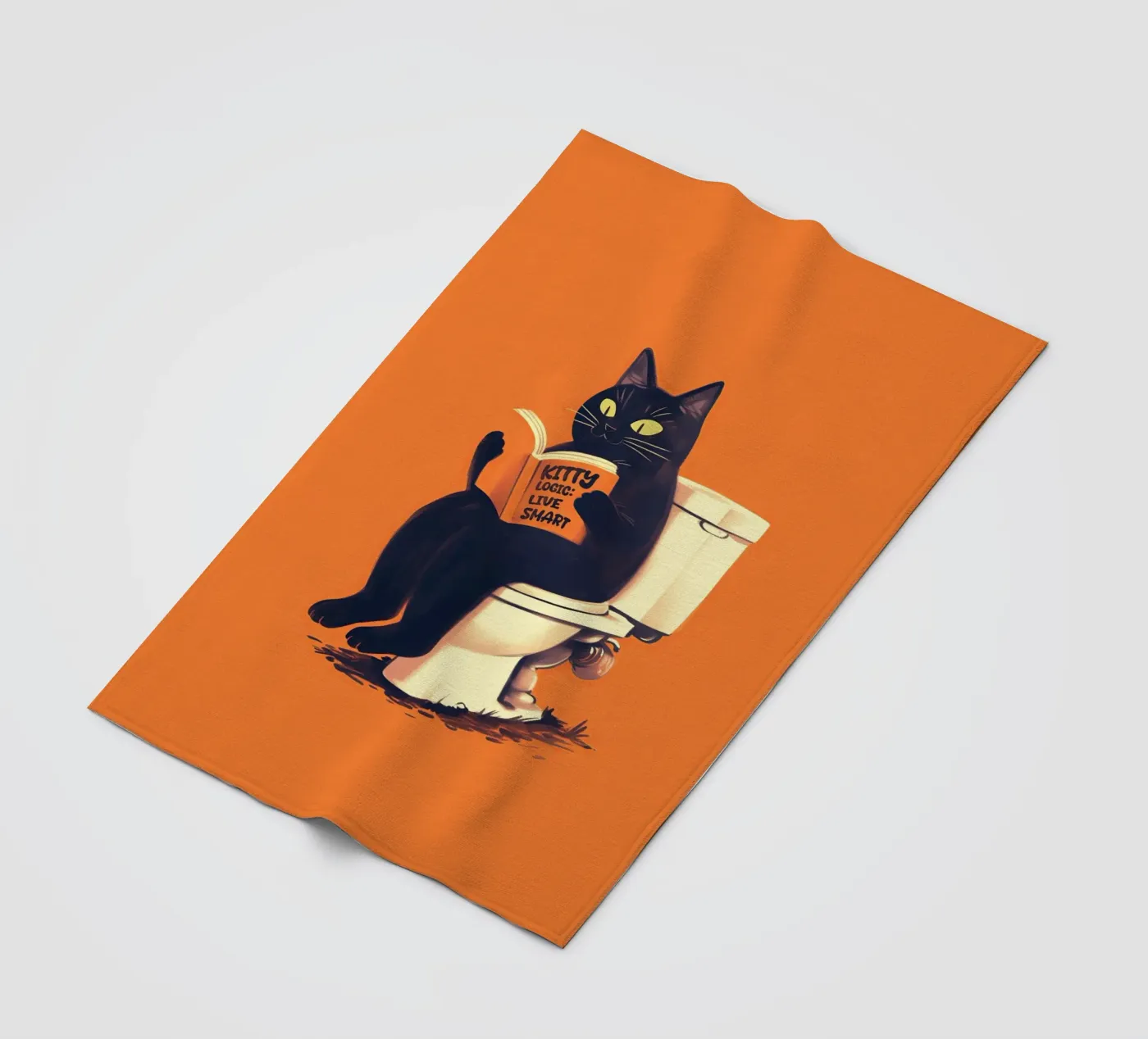 Kitty logic Fleecedecke von 2toastdesign