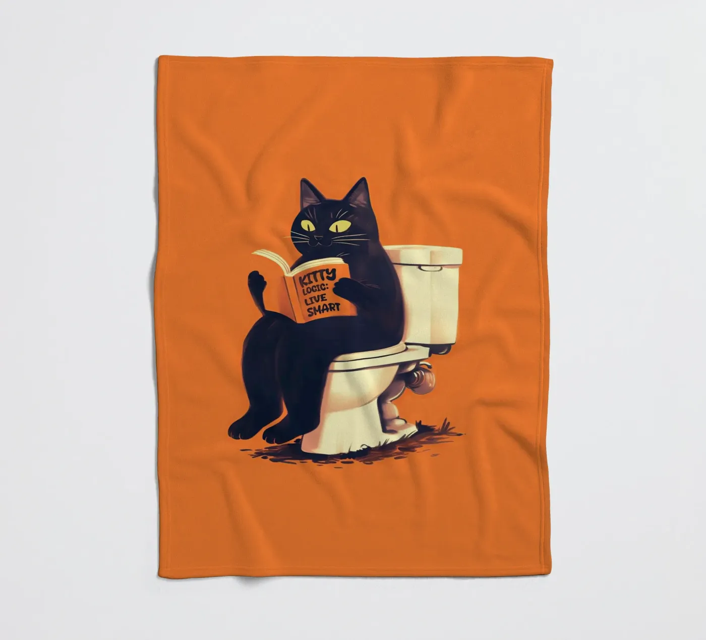 Kitty logic Fleecedecke von 2toastdesign
