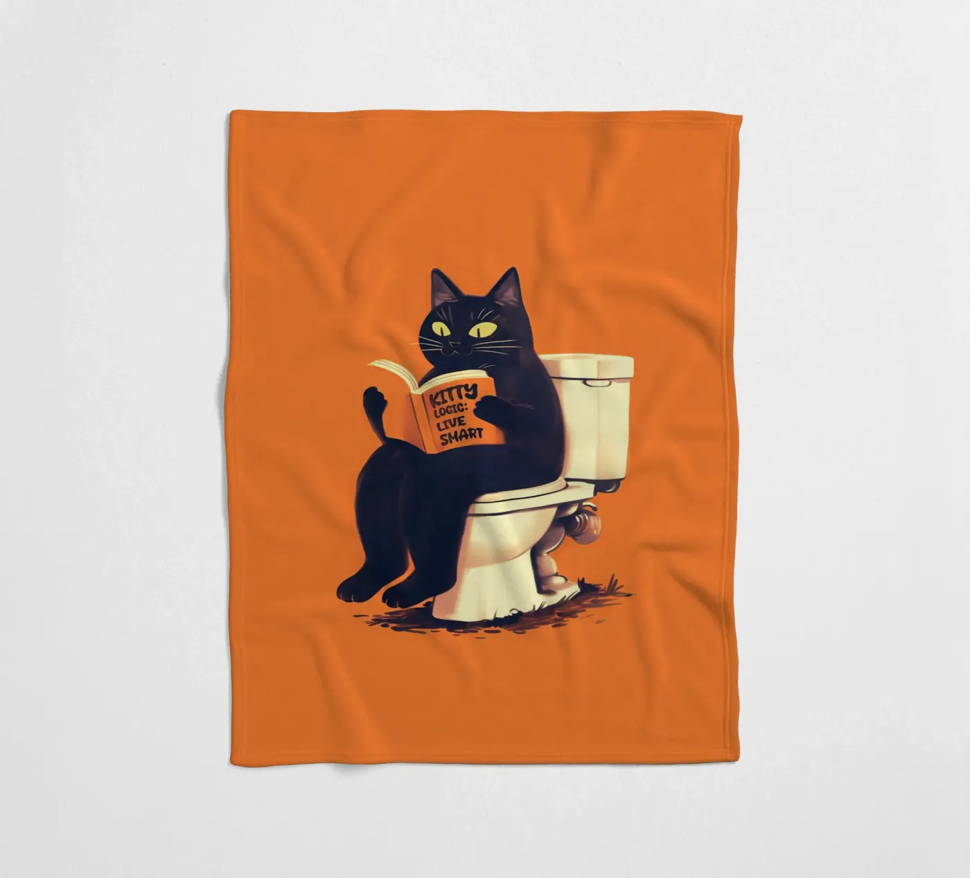 Kitty logic Fleecedecke von 2toastdesign