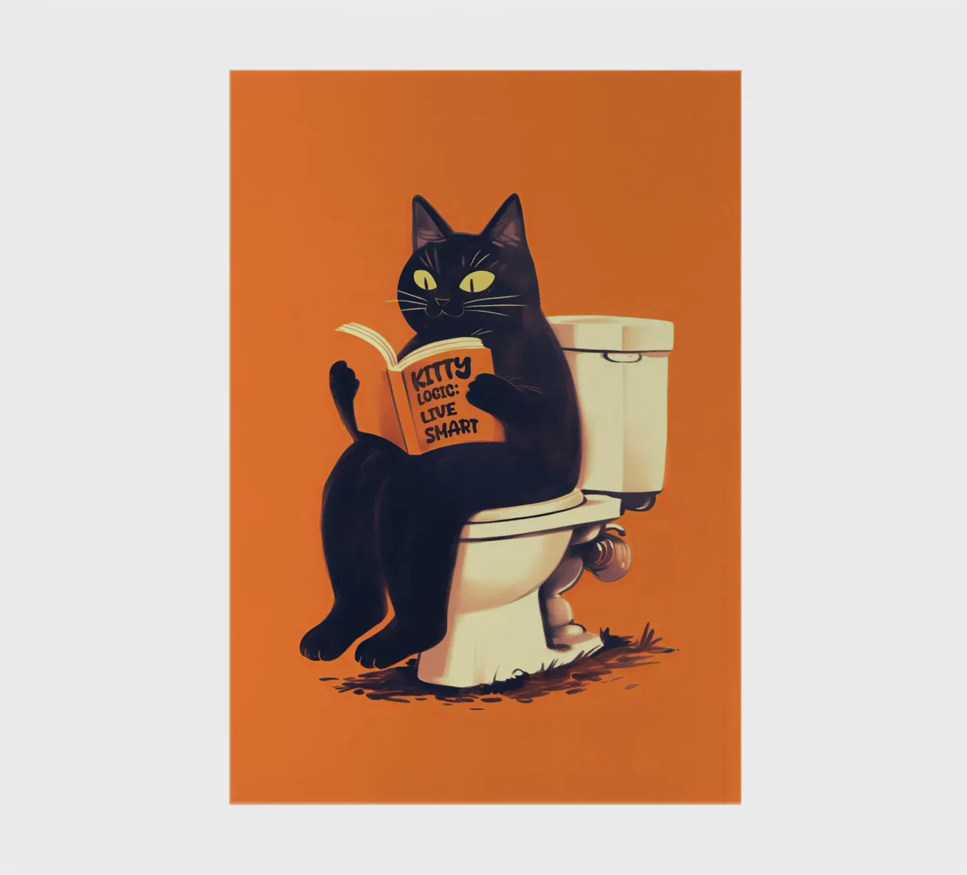 Kitty logic notebook by 2toastdesign