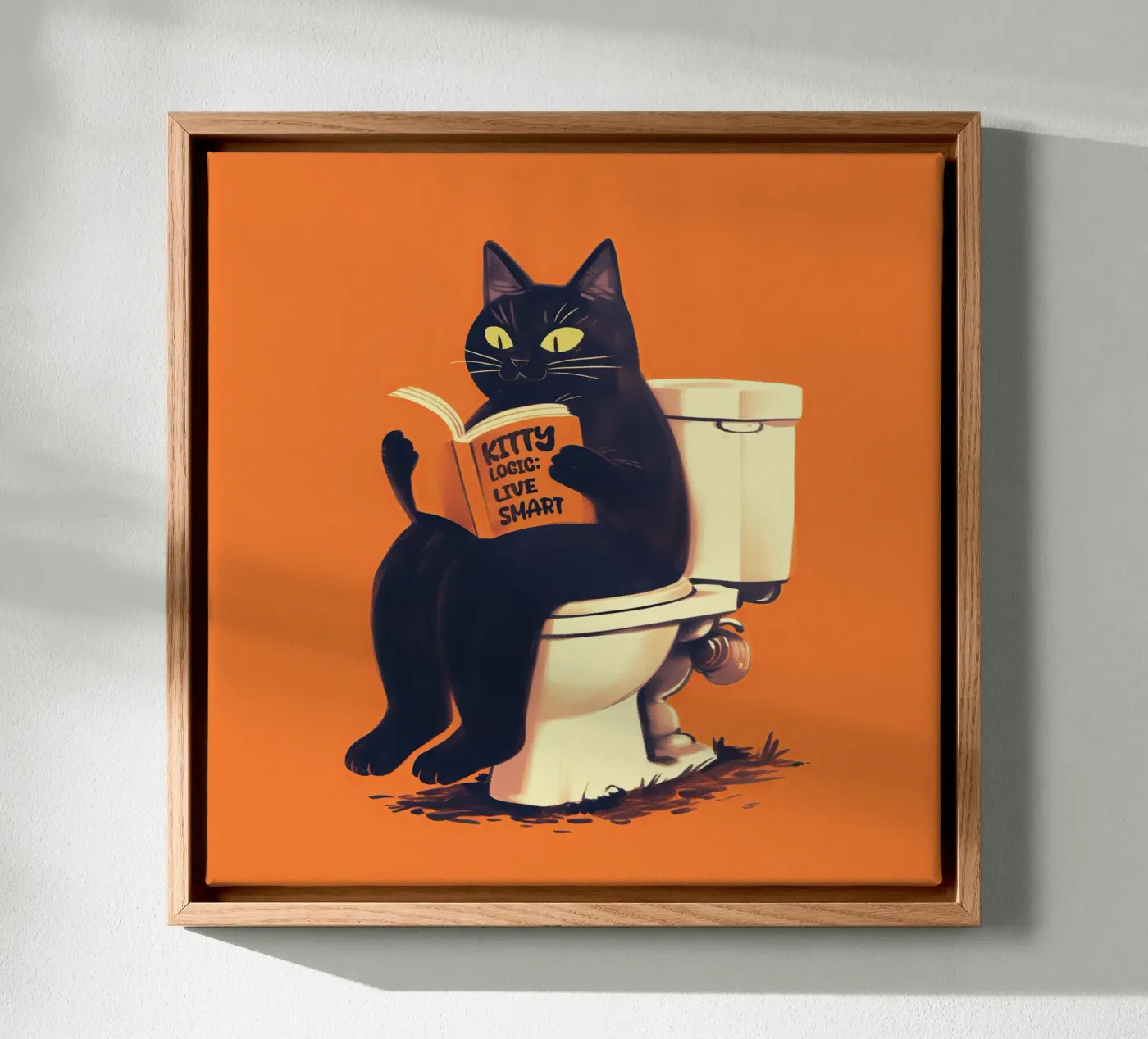 Kitty logic canvas van 2toastdesign