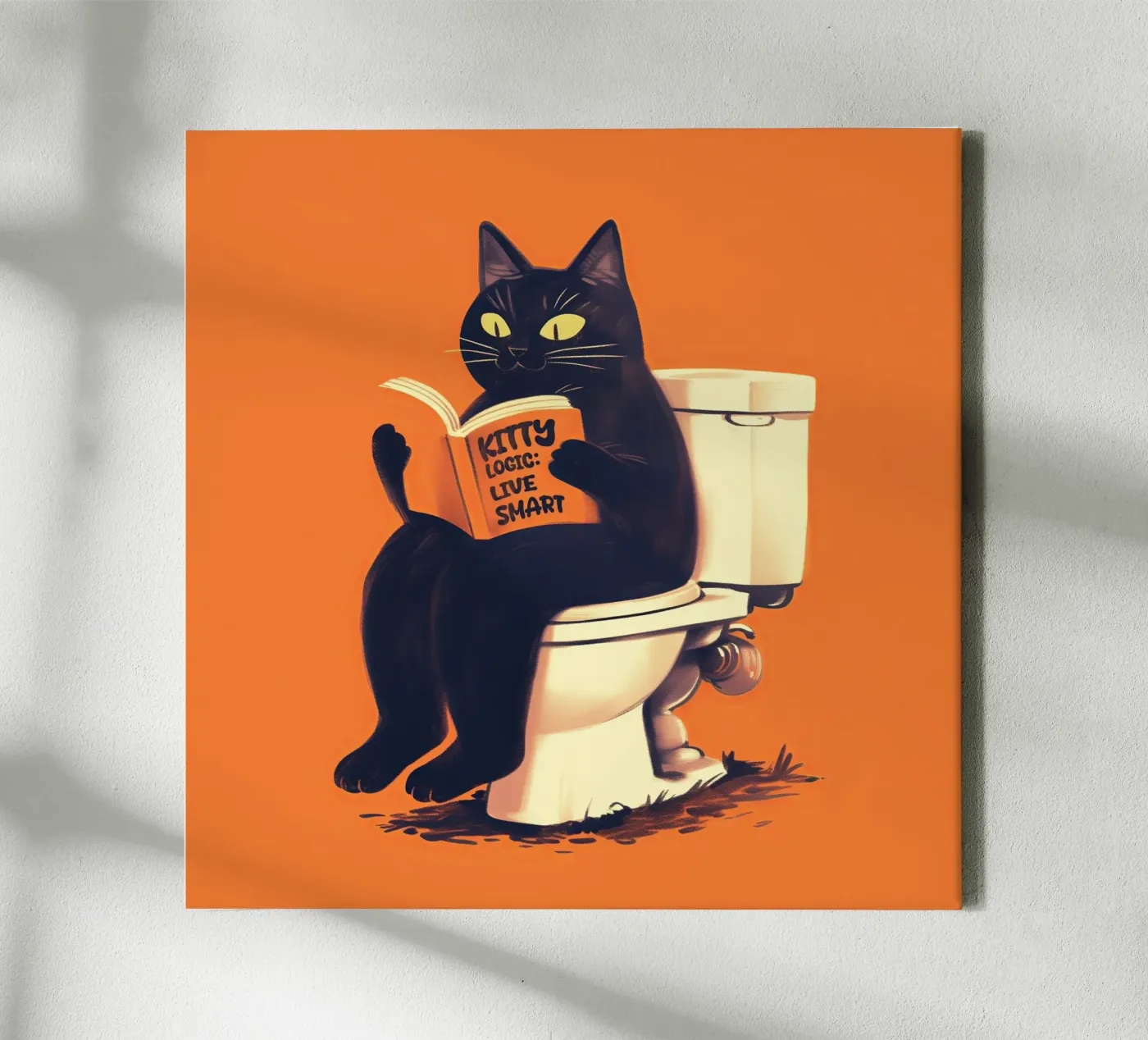 Kitty logic canvas van 2toastdesign