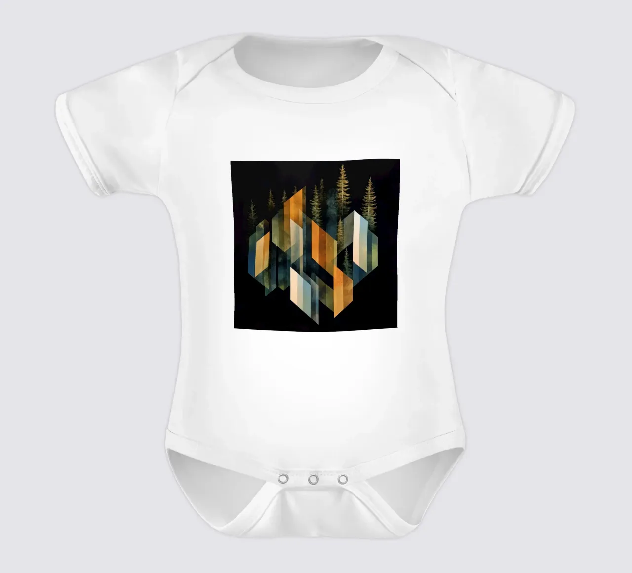 Green emerge 4 - icon body neonato maniche corte da The Quiet Senju