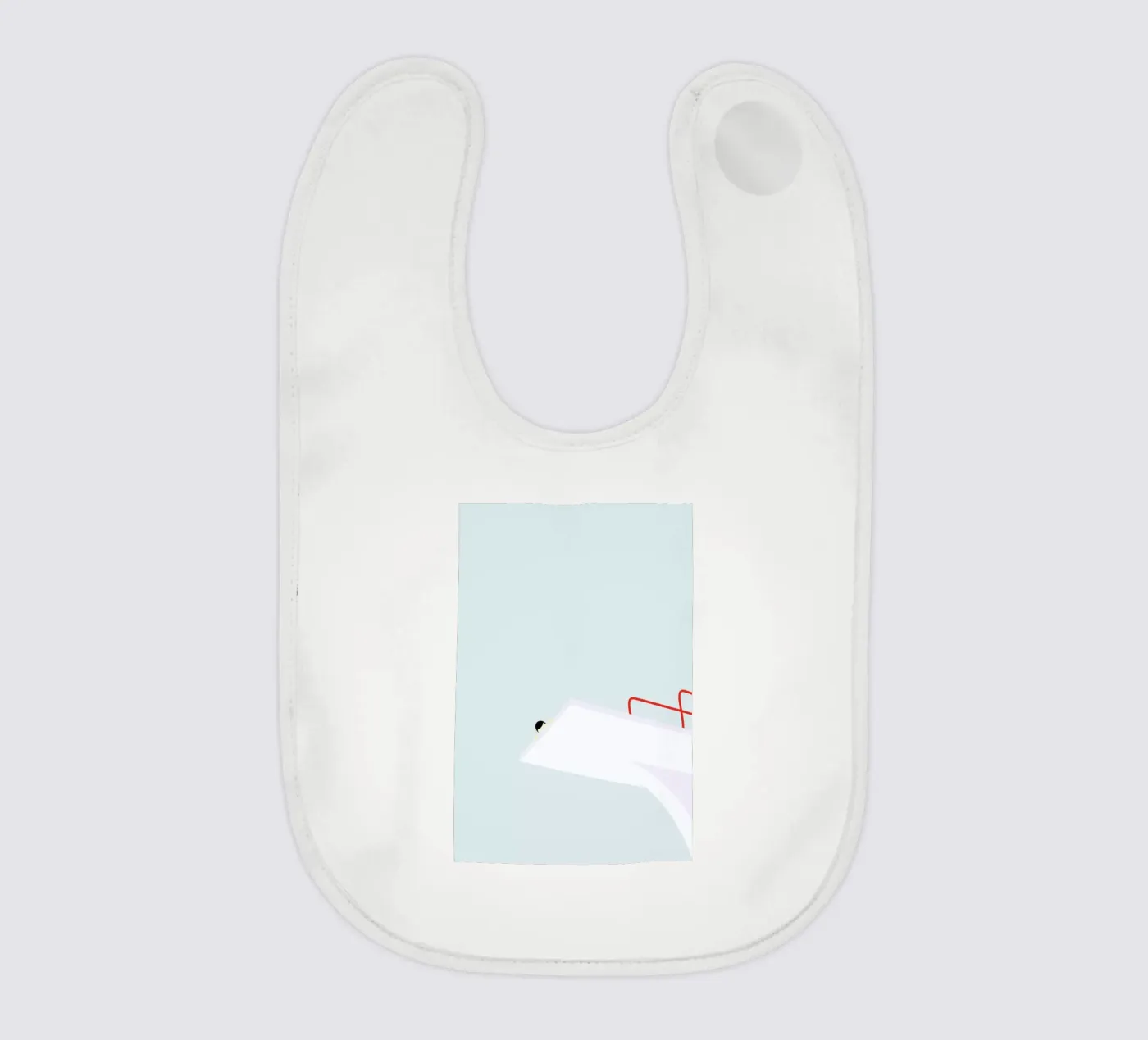 Højdeskræk baby bib by Swen Swensøn