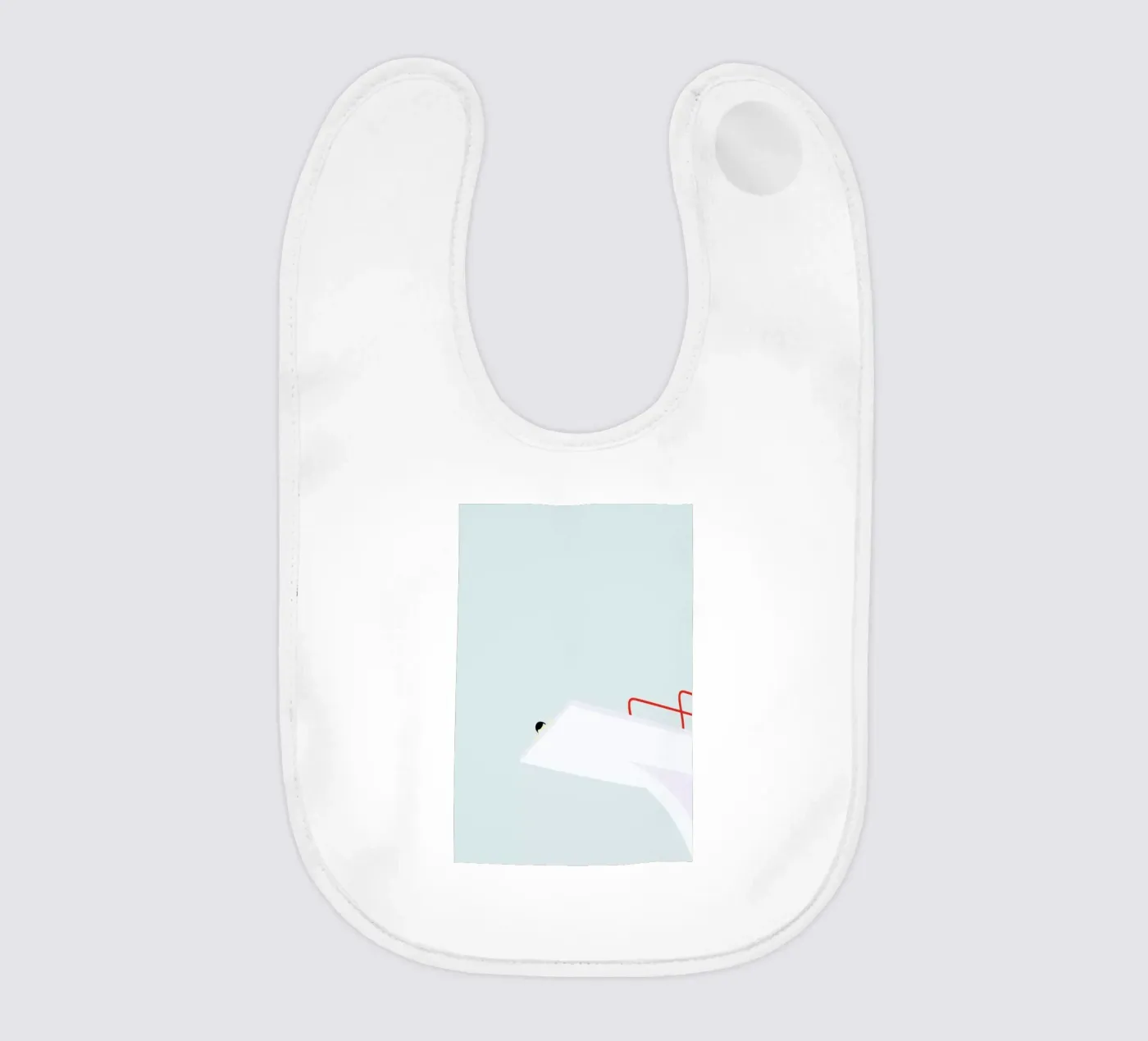 Højdeskræk baby bib by Swen Swensøn