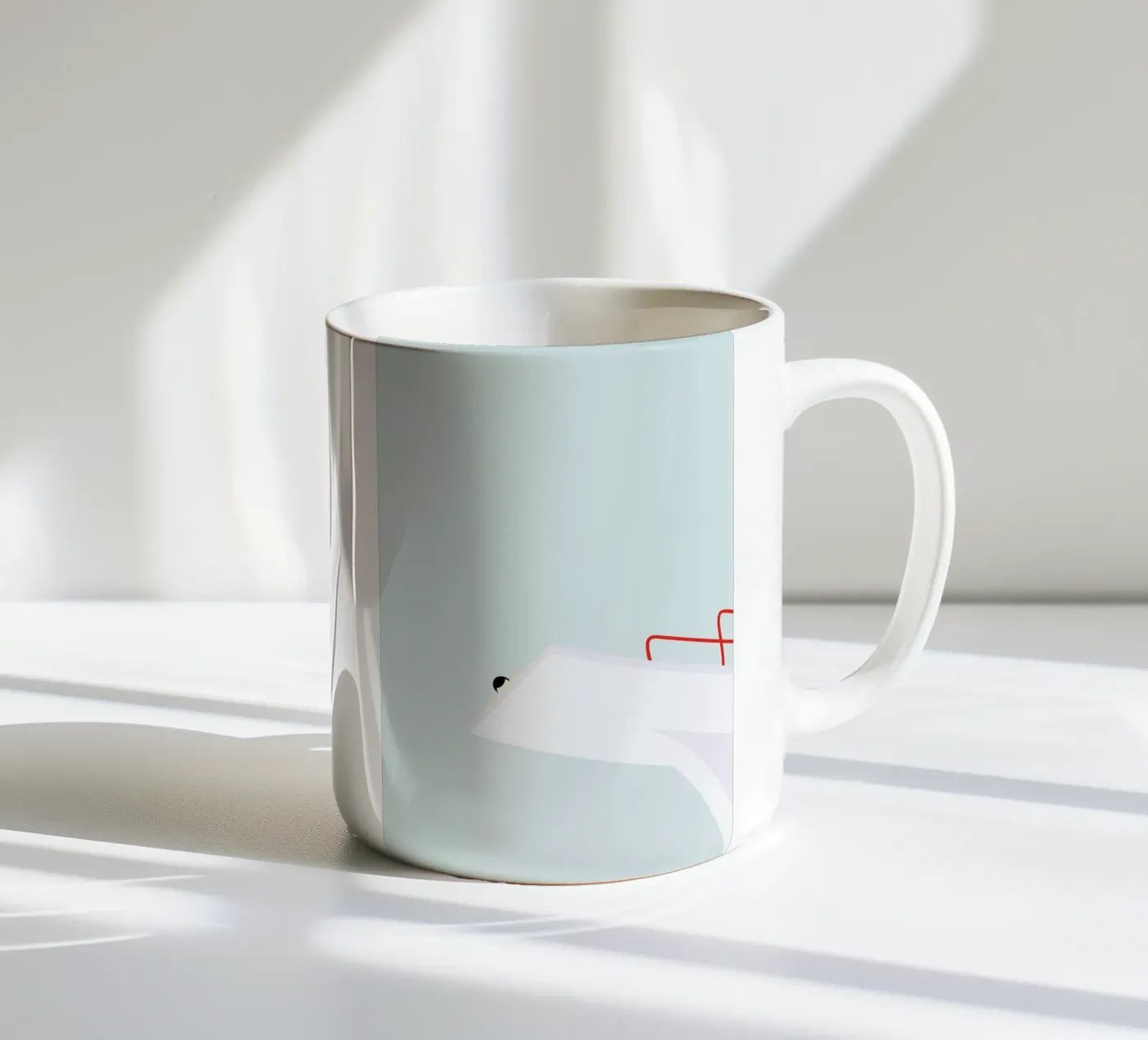 Højdeskræk ceramic mug by Swen Swensøn