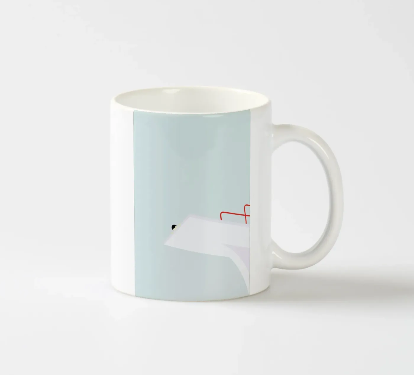 Højdeskræk ceramic mug by Swen Swensøn