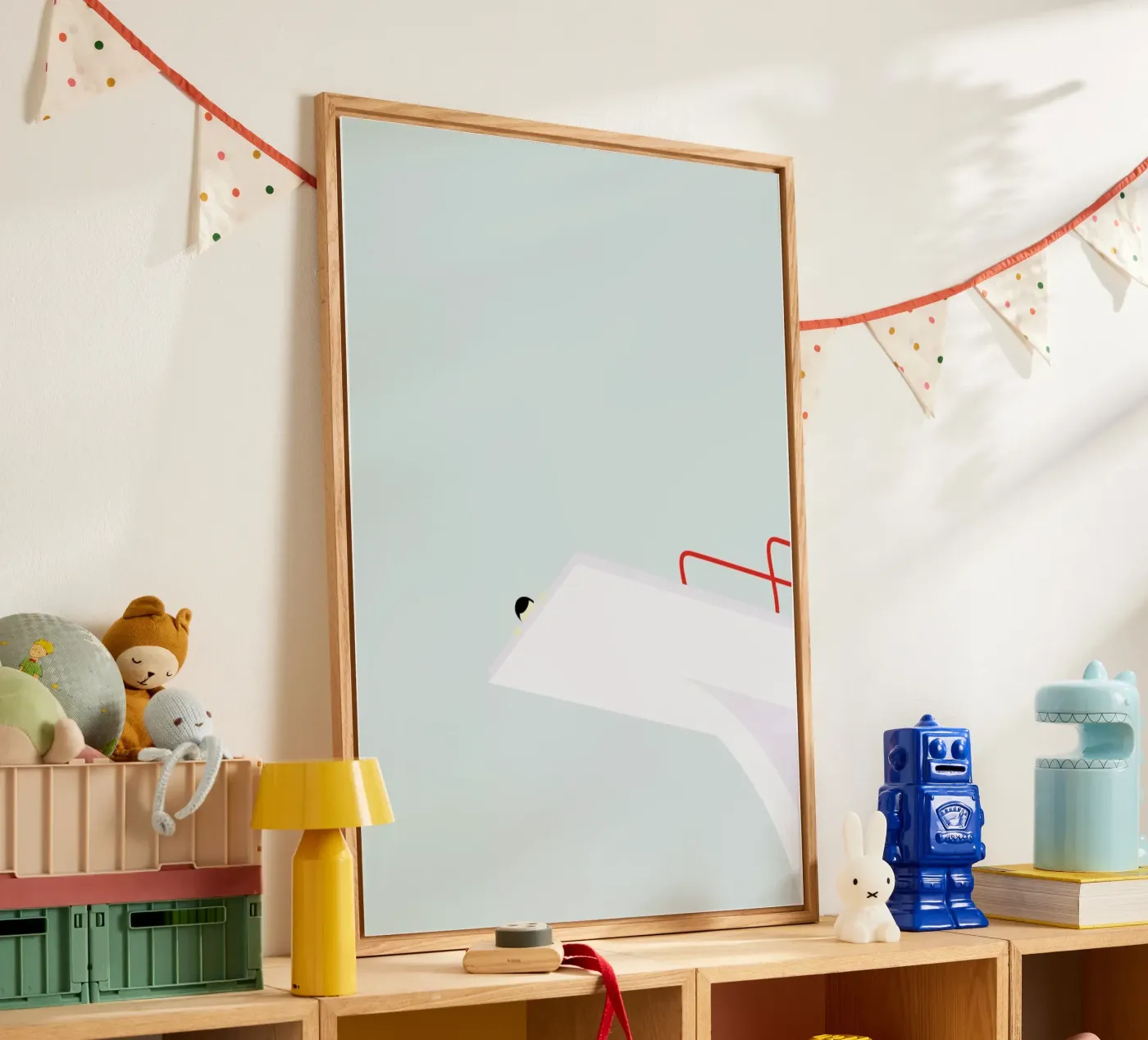 Højdeskræk acryl van Swen Swensøn