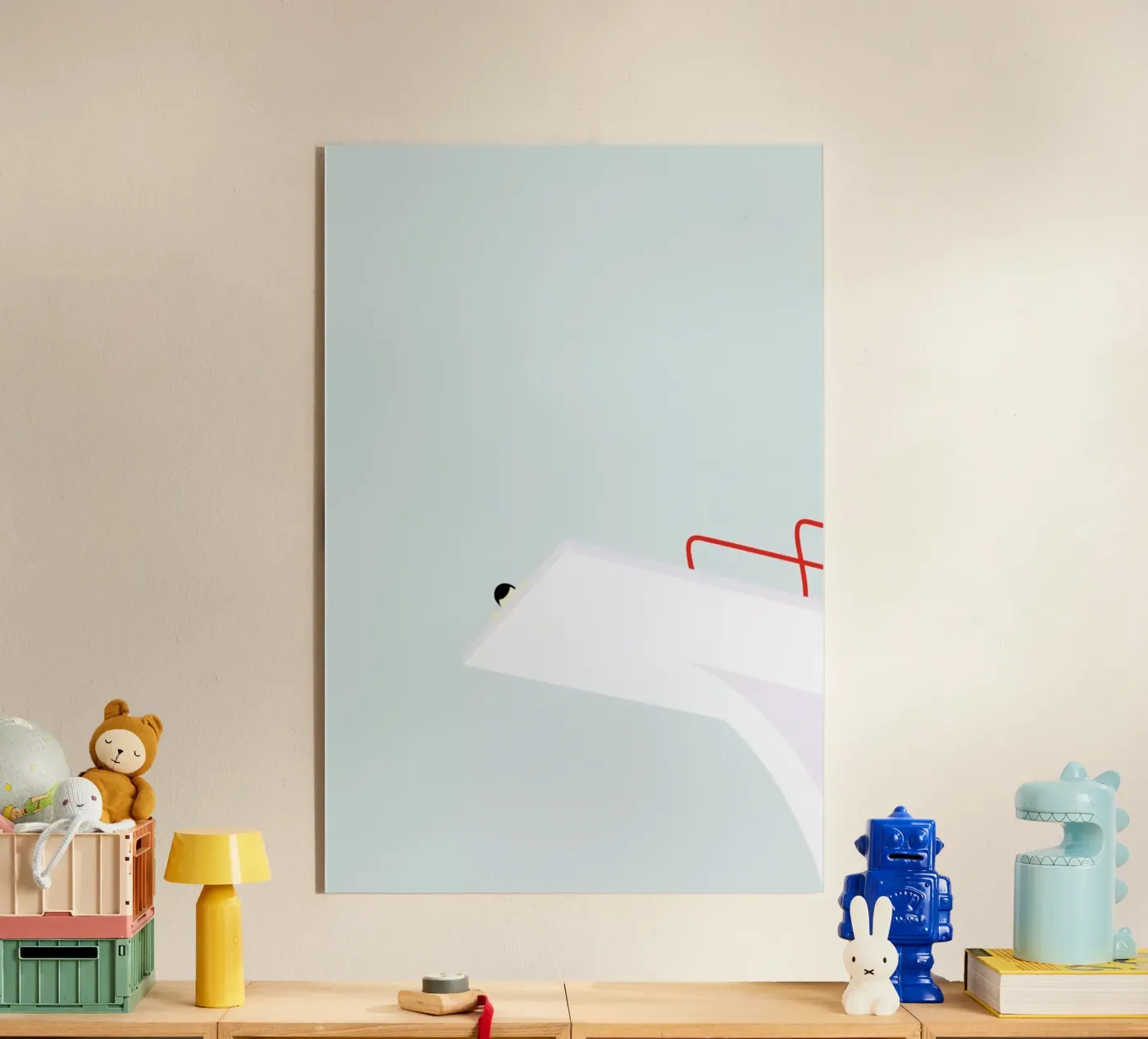 Højdeskræk acryl van Swen Swensøn