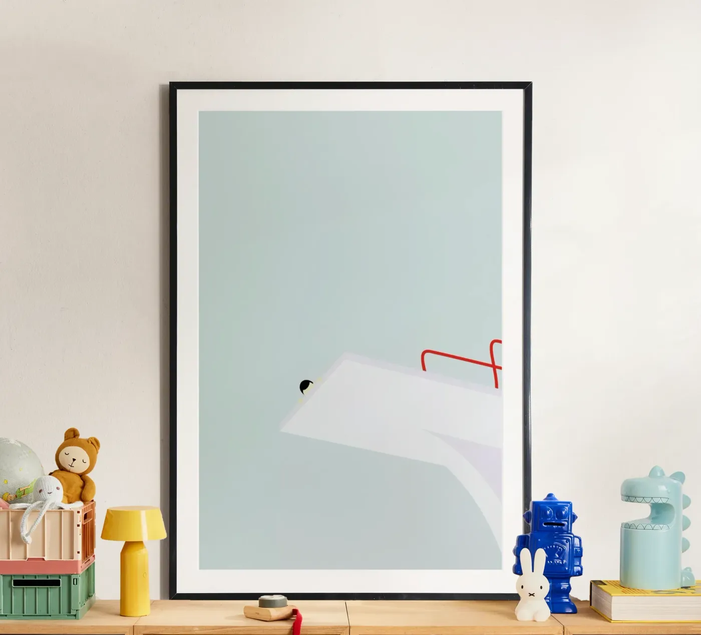 Højdeskræk poster by Swen Swensøn