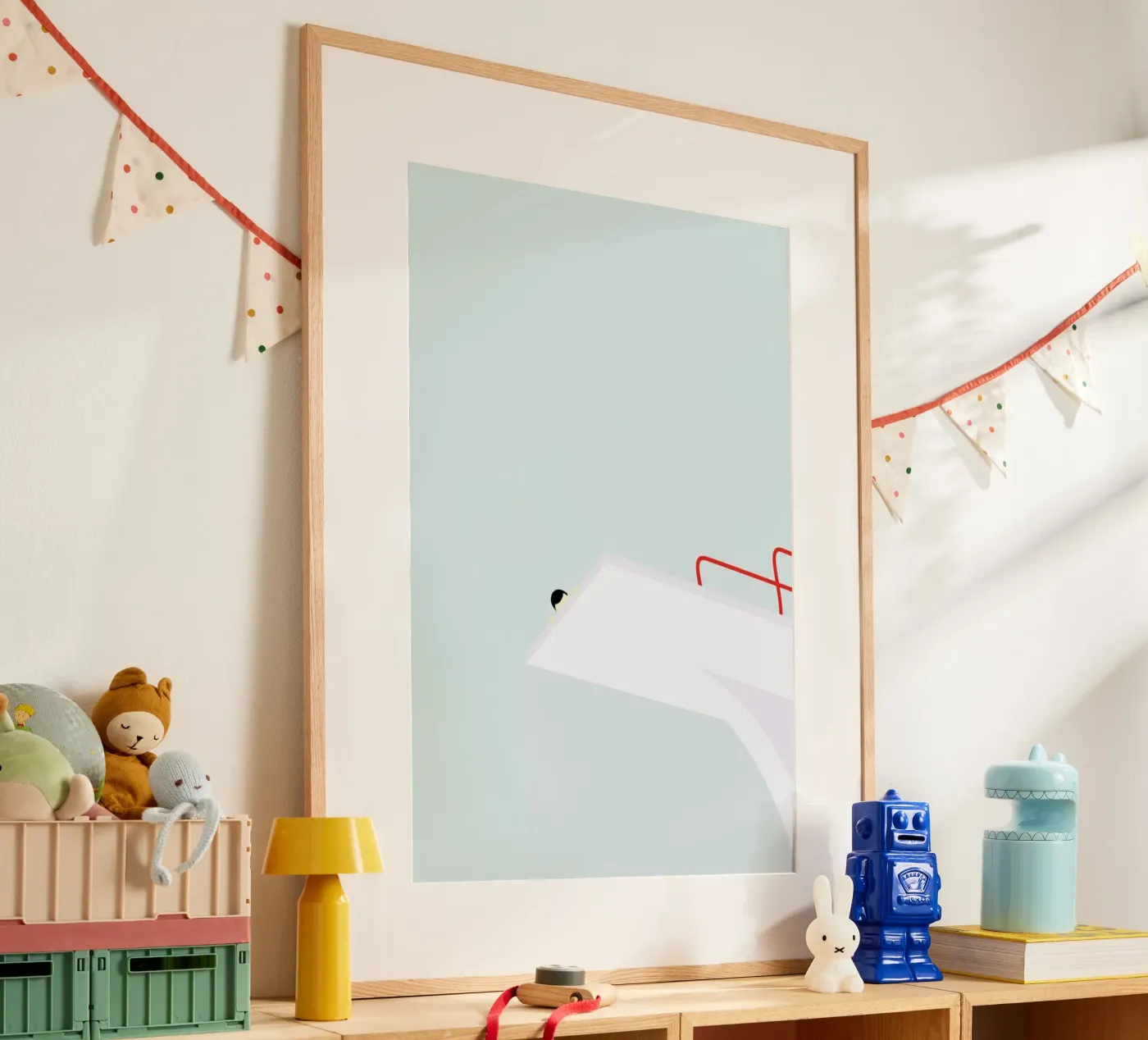 Højdeskræk poster by Swen Swensøn
