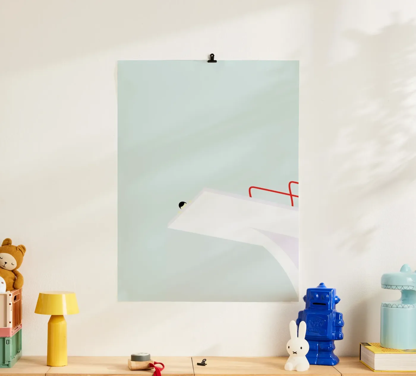 Højdeskræk poster by Swen Swensøn