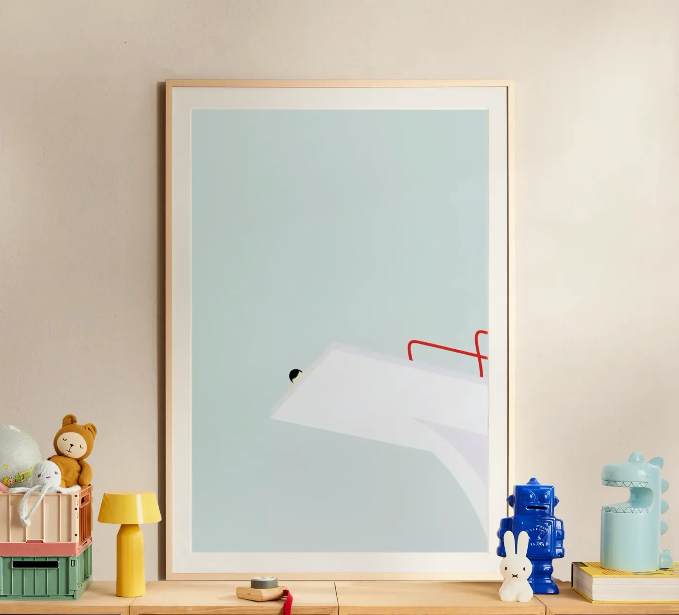 Højdeskræk poster by Swen Swensøn