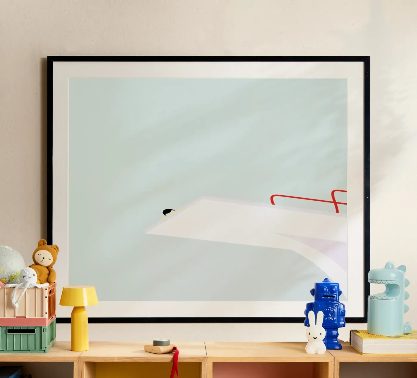 Højdeskræk poster by Swen Swensøn