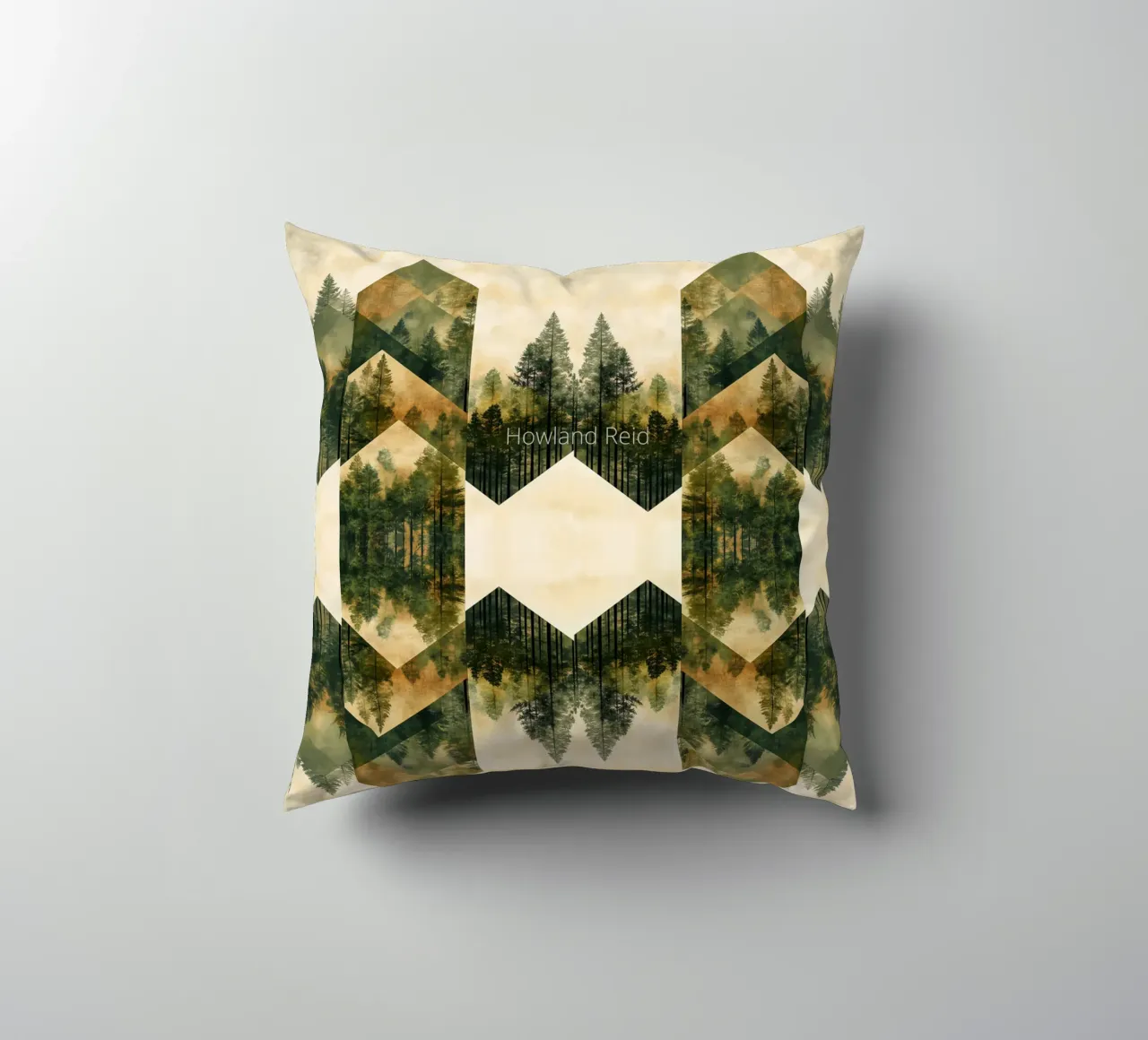 Green emerge - personalised cuscino da The Quiet Senju