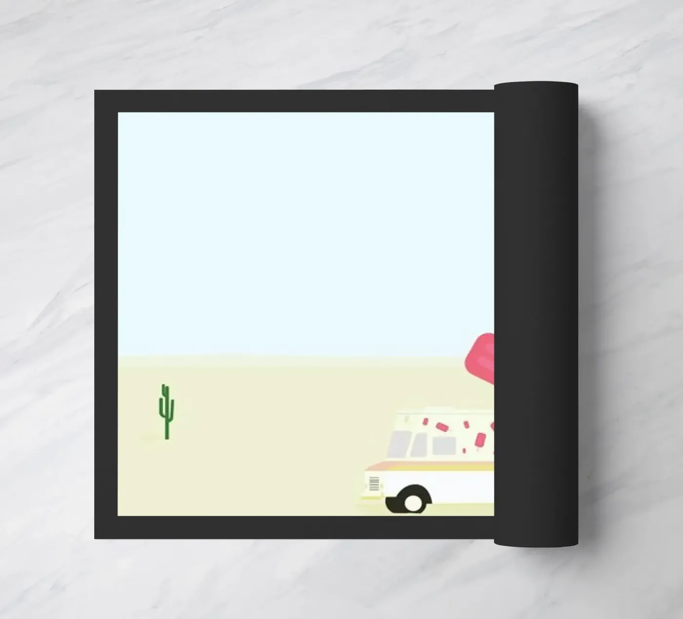 Isbilen deurmat van Swen Swensøn