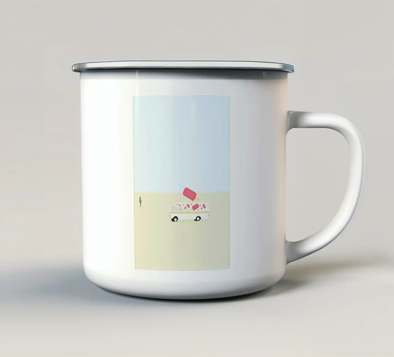 Isbilen tazza in smalto da Swen Swensøn