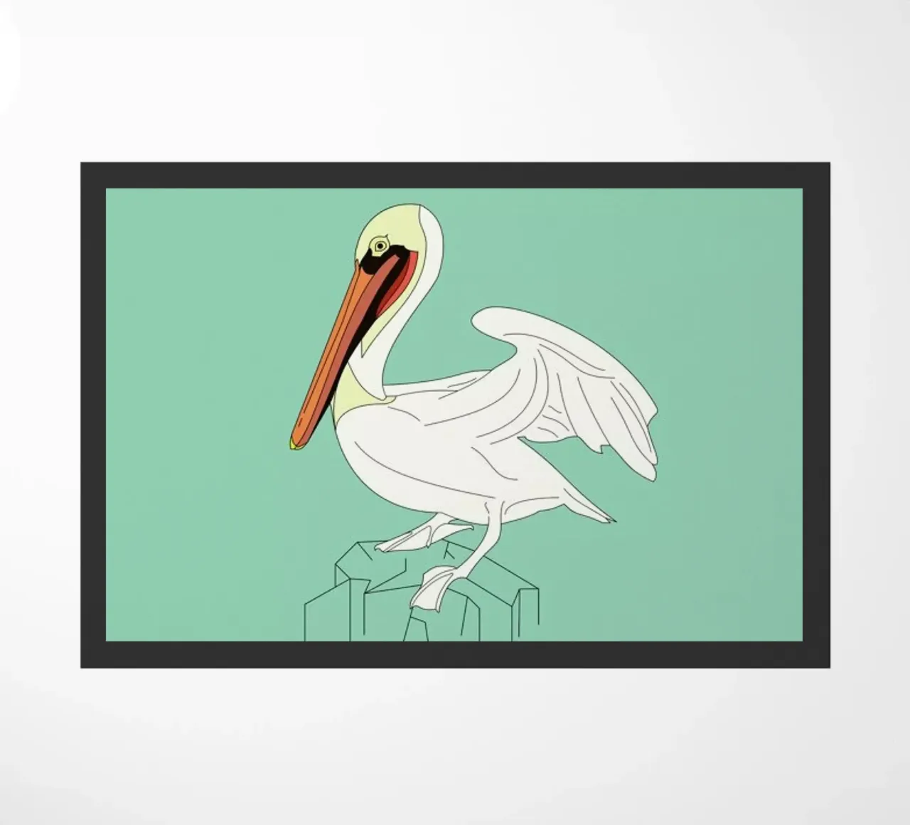 Pelikan doormat by Swen Swensøn