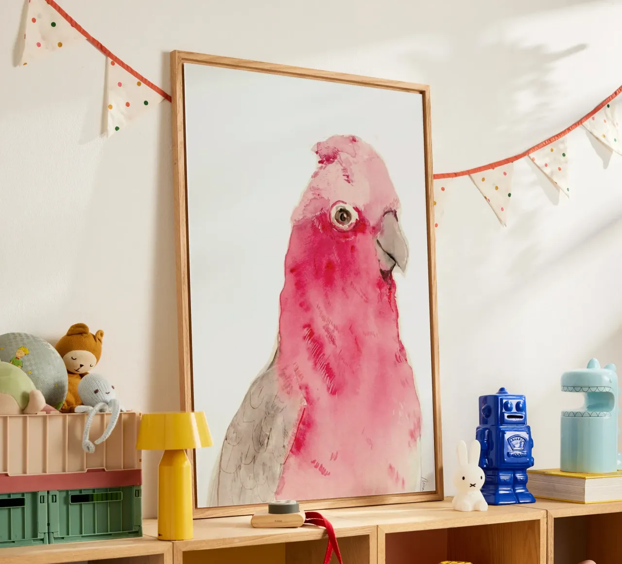 Pink Parrot plexiglass da Niina Pechkovskaya