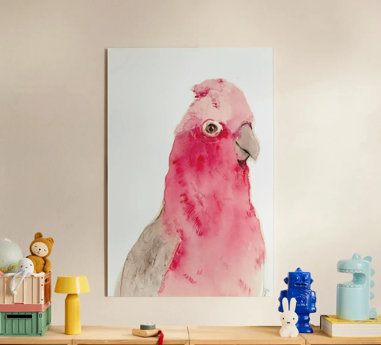 Pink Parrot plexiglass da Niina Pechkovskaya