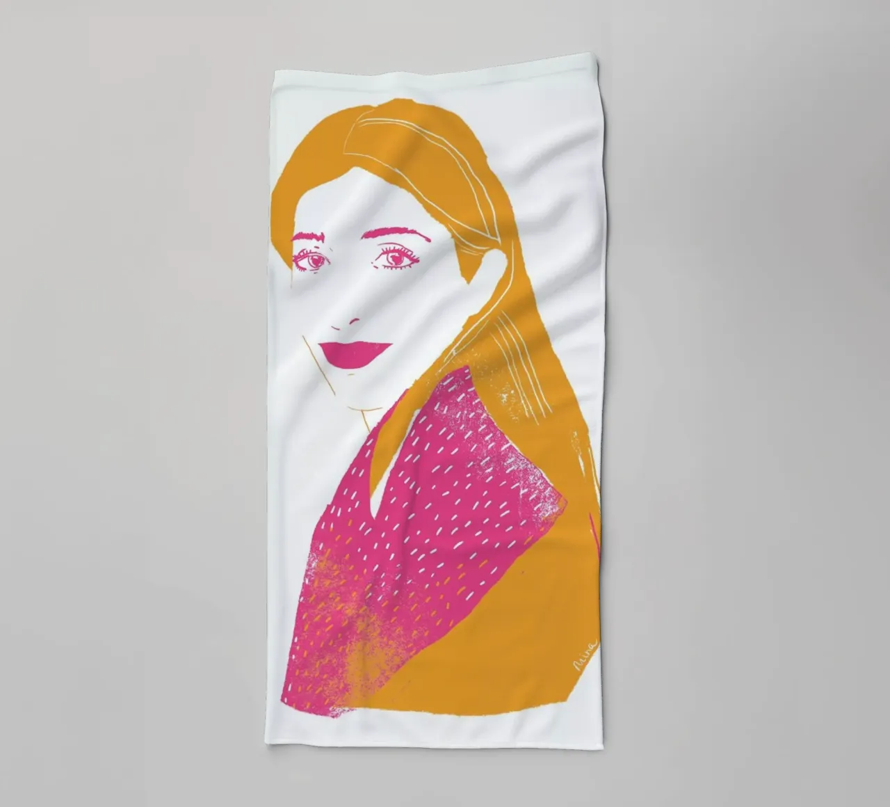 Carolyn towel by Niina Pechkovskaya