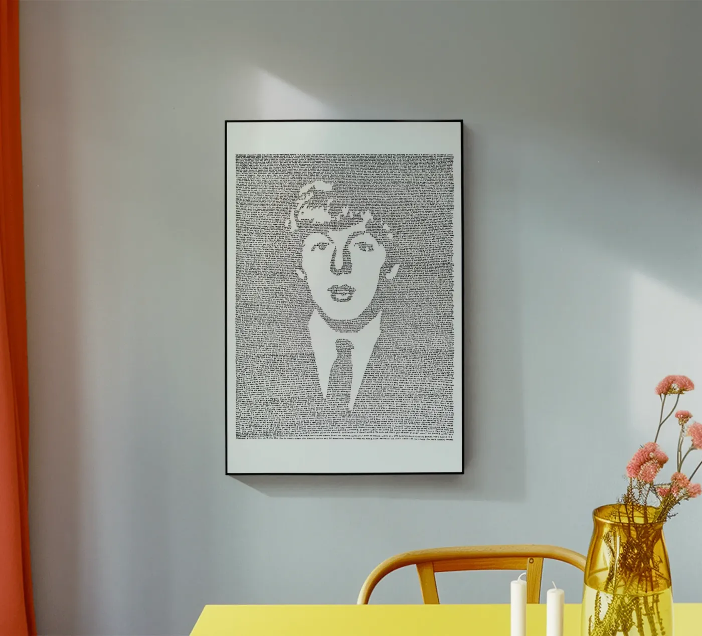 Paul acrylic glass by Mike Matola
