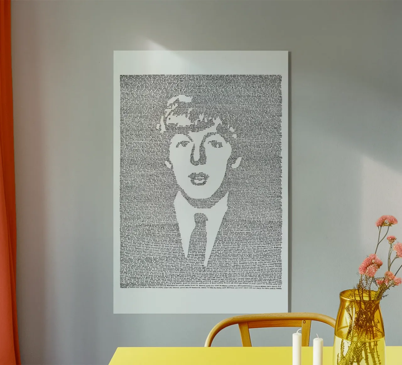 Paul acrylic glass by Mike Matola