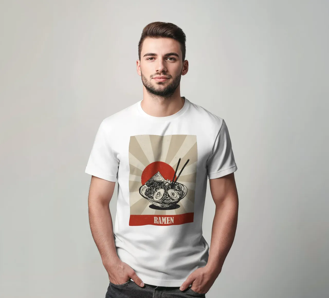 Ramen t-shirt da Indigo Rain