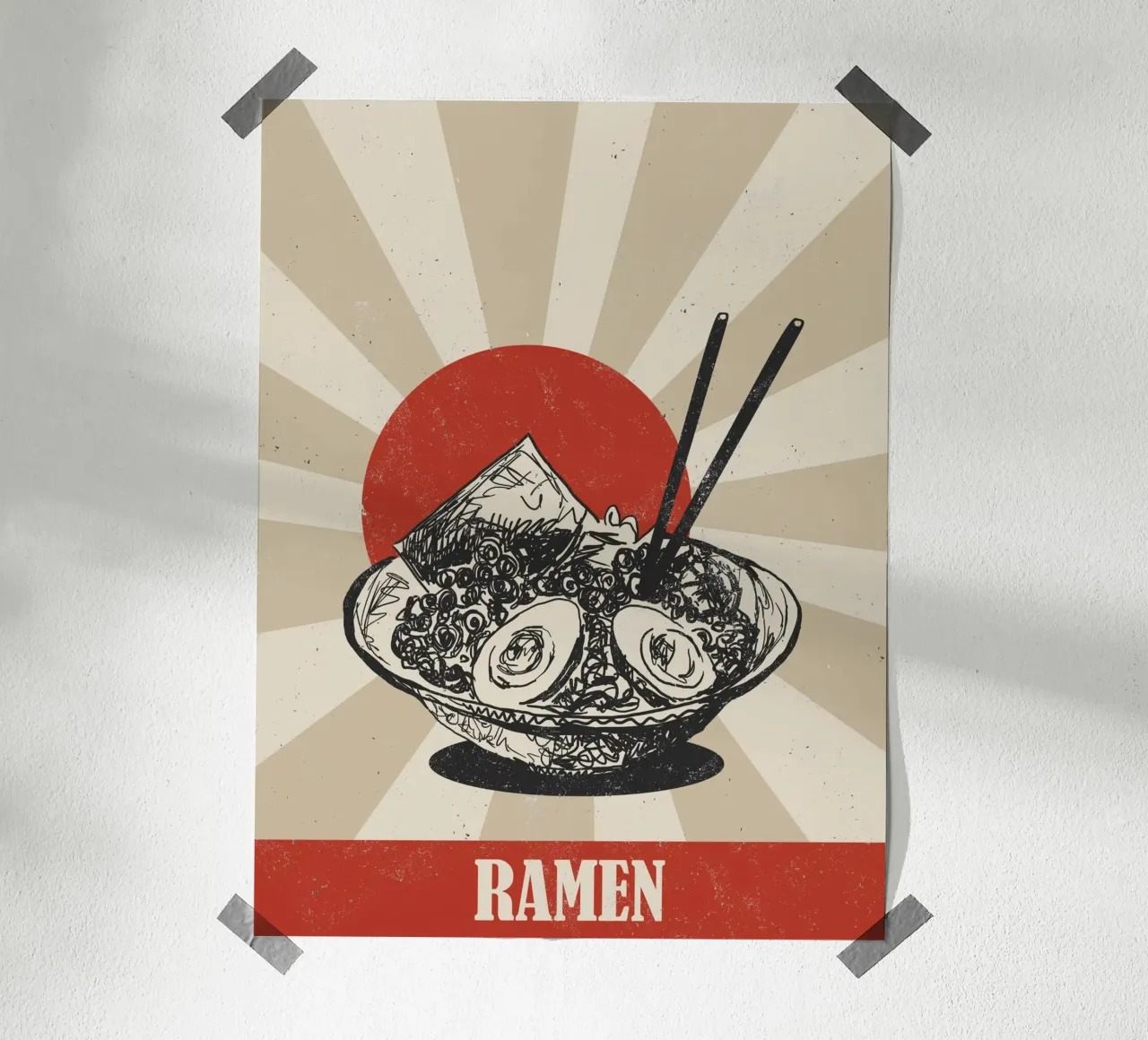 Ramen poster da Indigo Rain