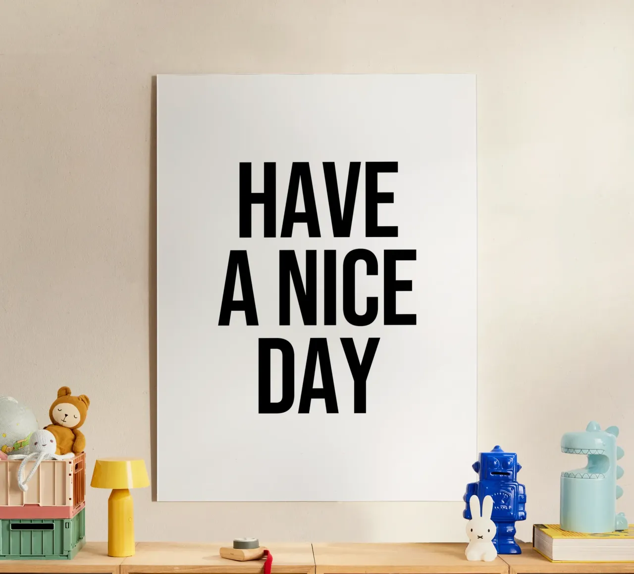 Een fijne dag gewenst acryl van Paigaam Studio