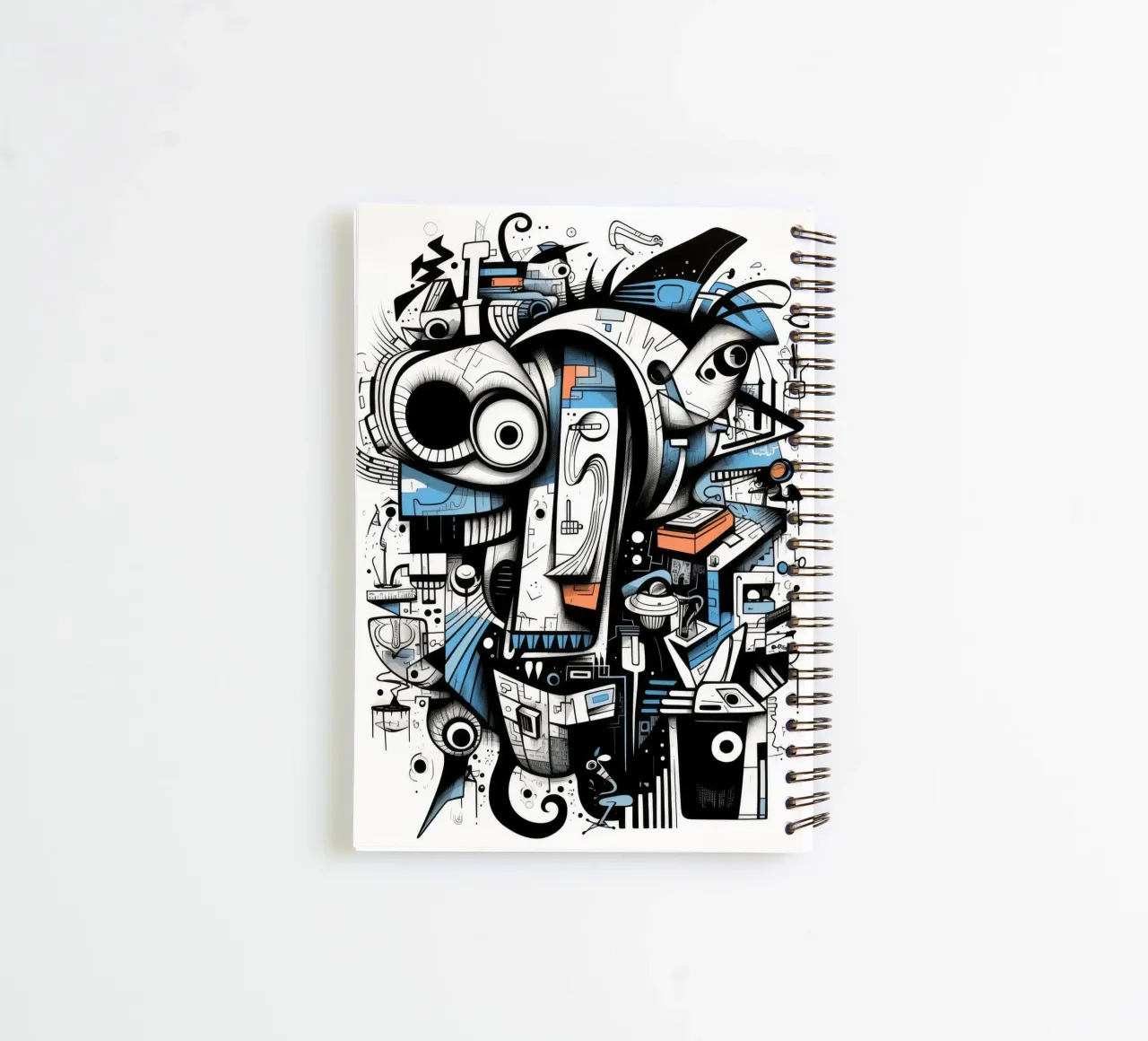 graffiti animals spiral notebook by Art Digital Visuel