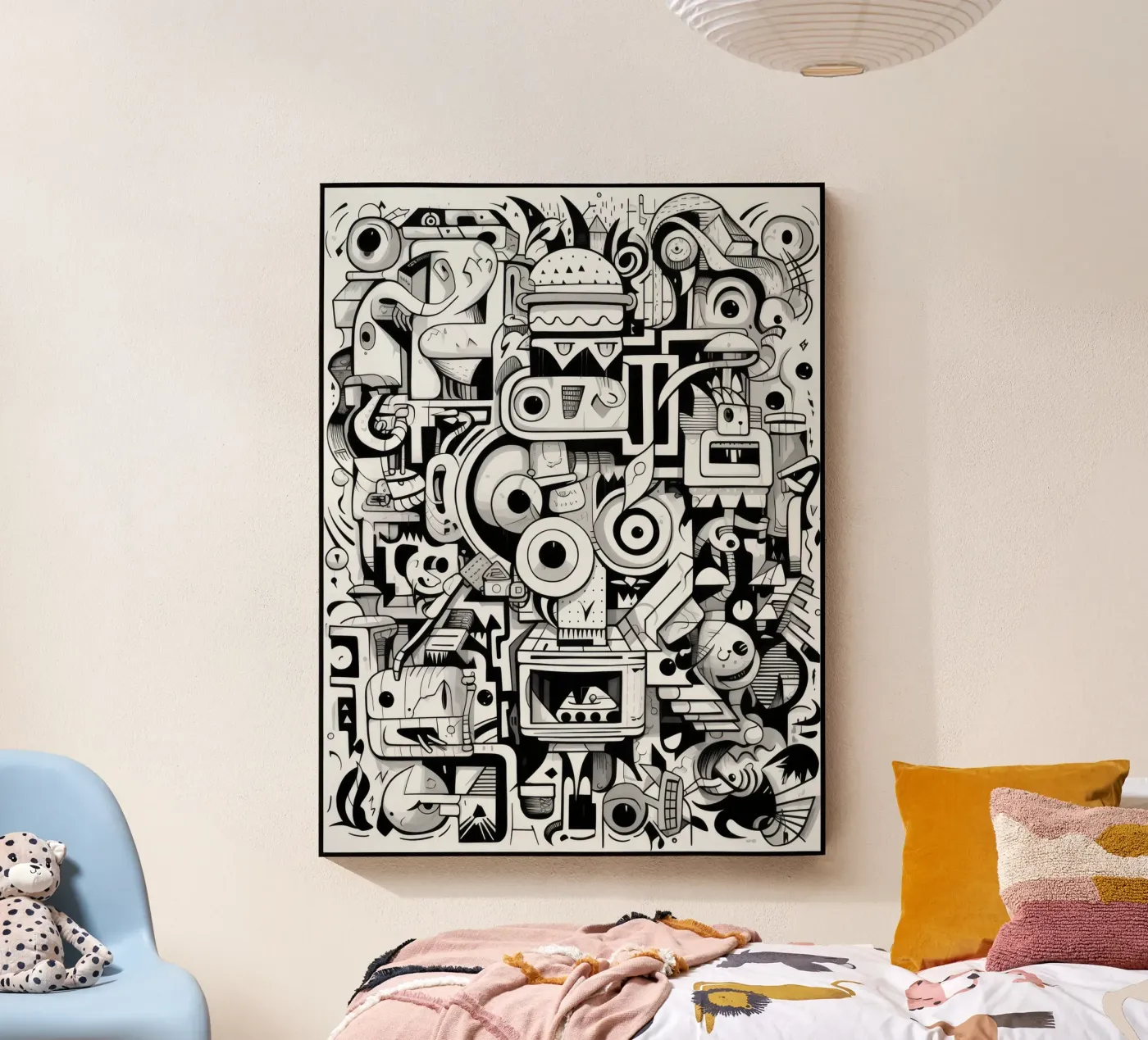 animali graffiti plexiglass da Art Digital Visuel