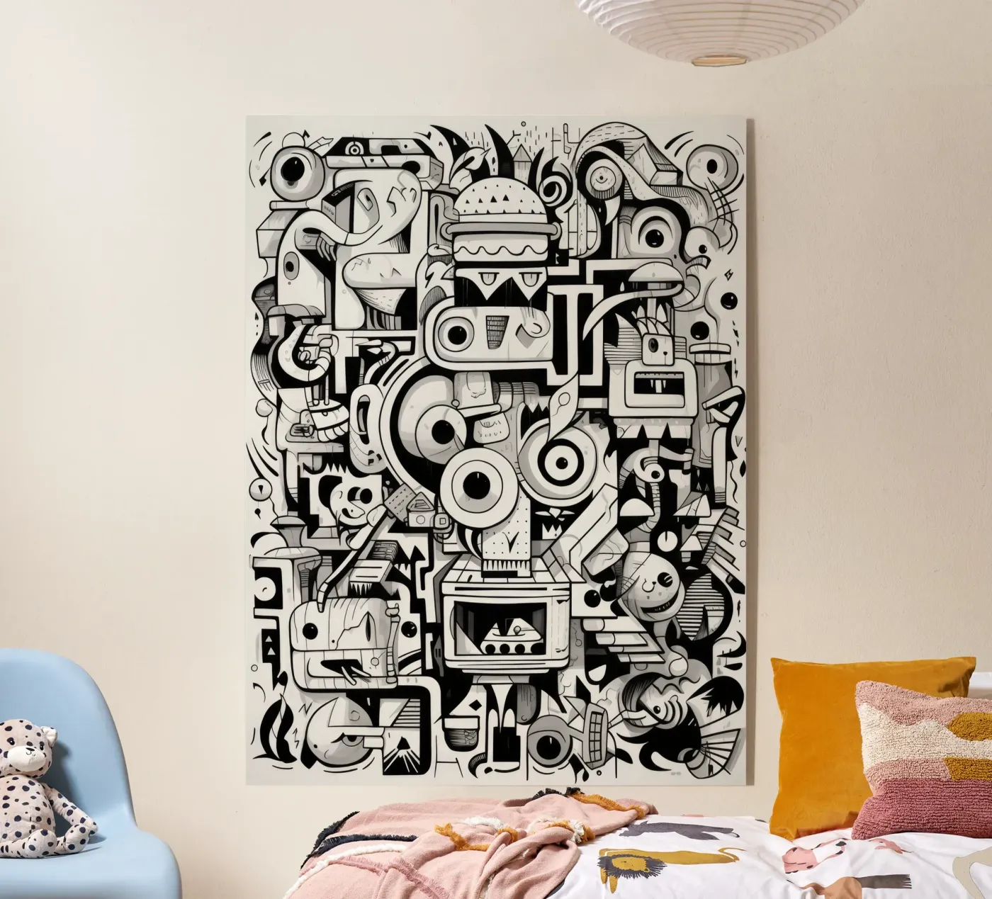 animali graffiti plexiglass da Art Digital Visuel