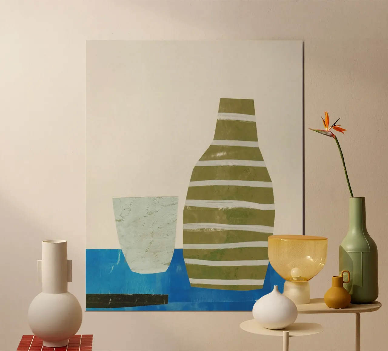 Semplicità quotidiana - Vasca e vetro poster con telaio in plastica da Alisa Galitsyna