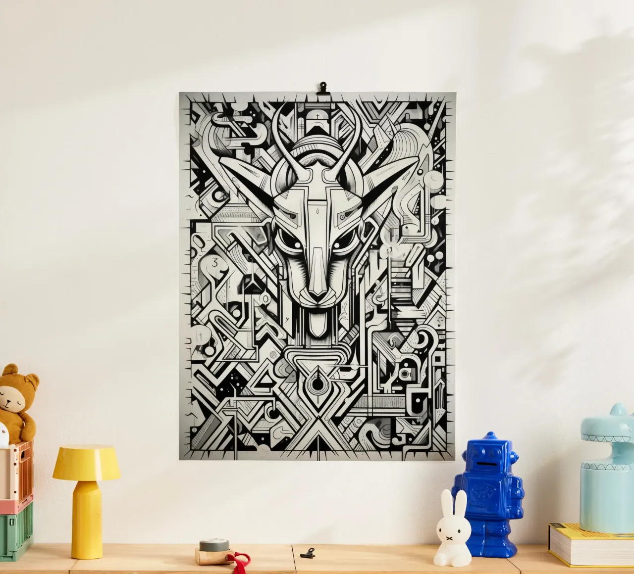 animali graffiti poster da Art Digital Visuel
