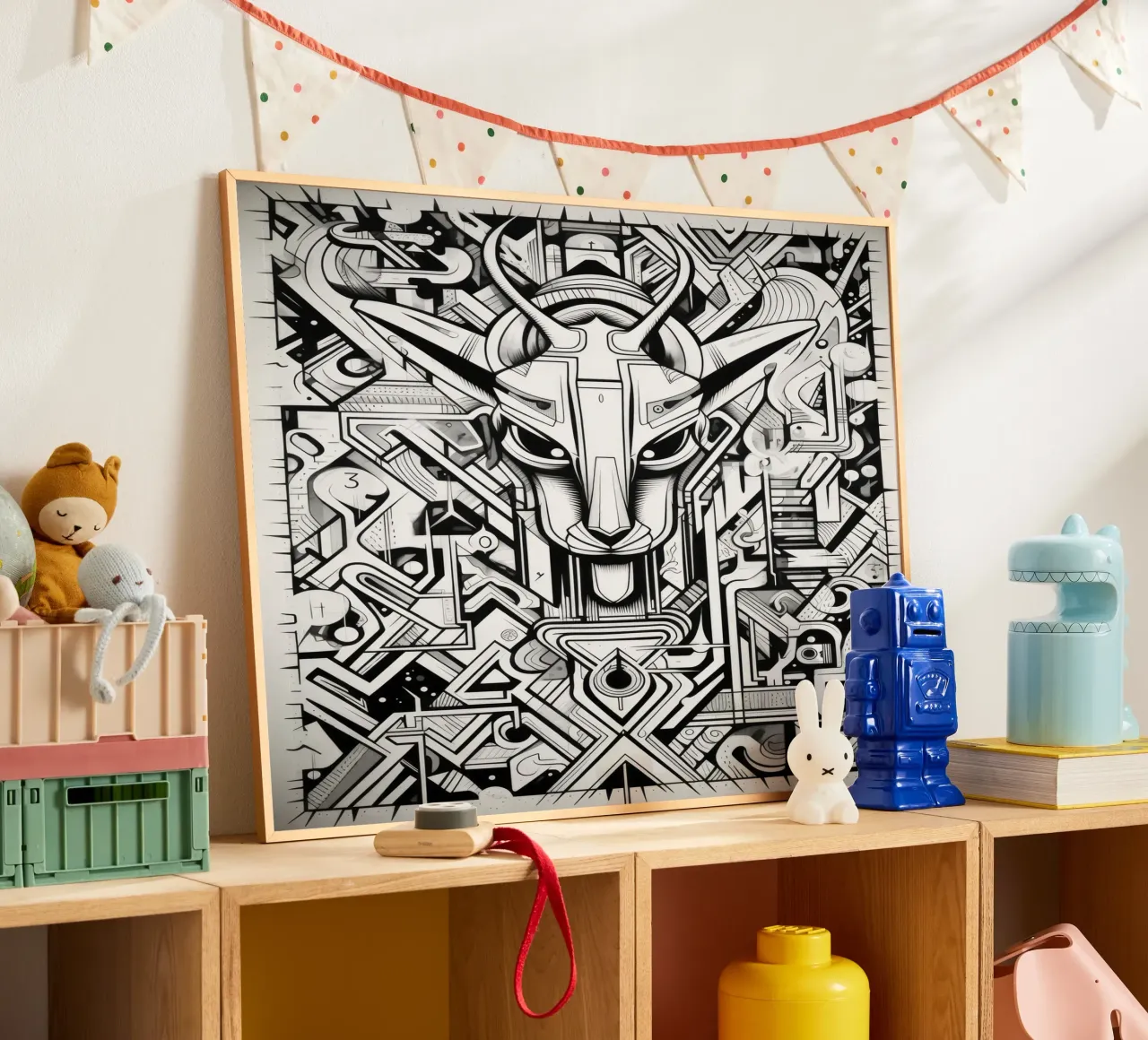 animali graffiti poster da Art Digital Visuel