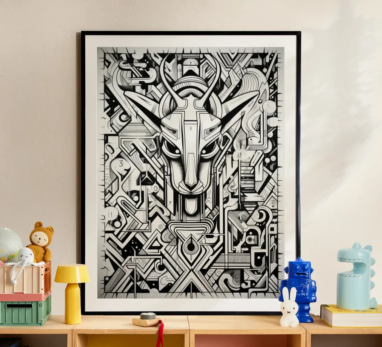 animali graffiti poster da Art Digital Visuel