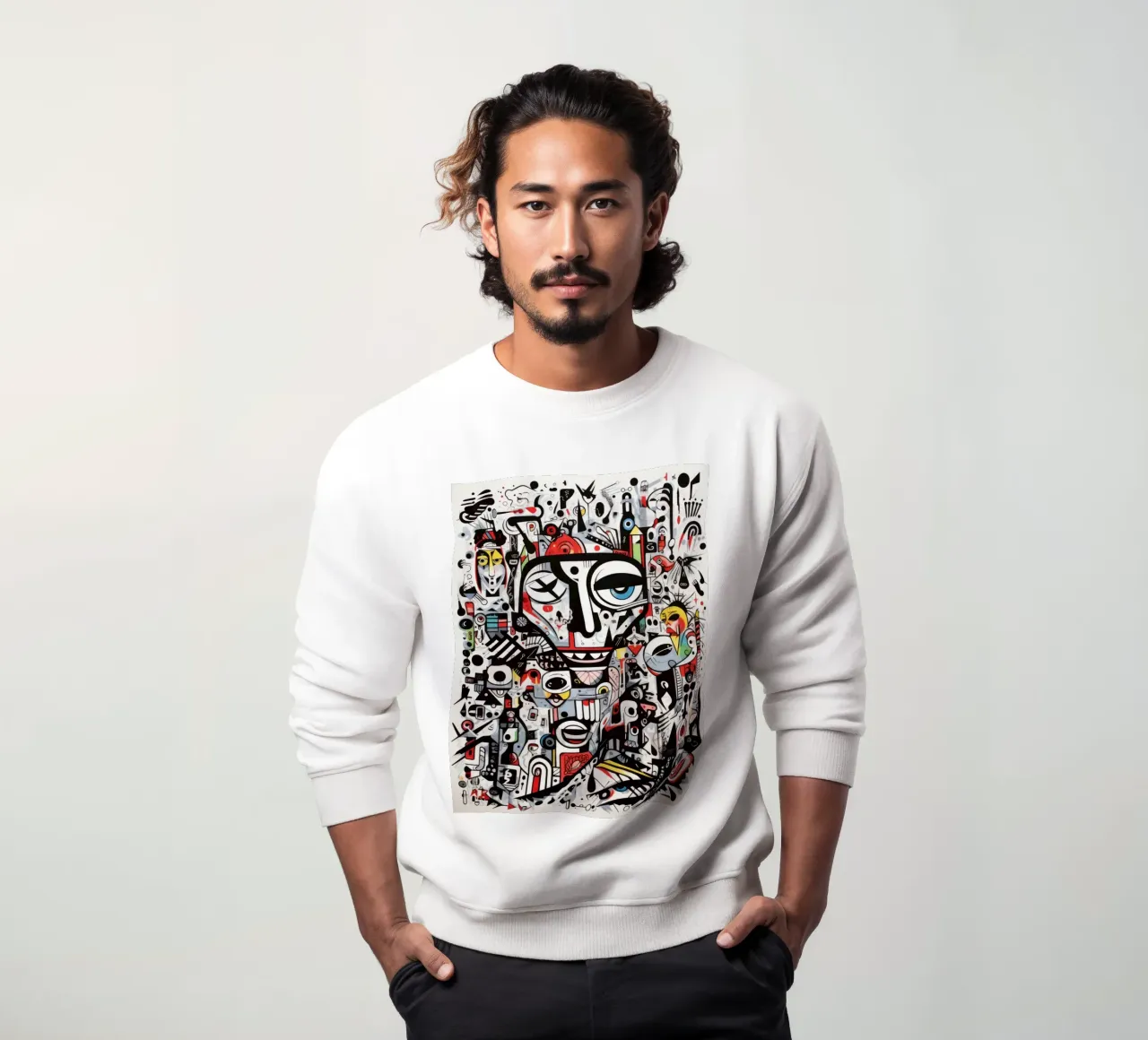 graffiti animals sweatshirt by Art Digital Visuel