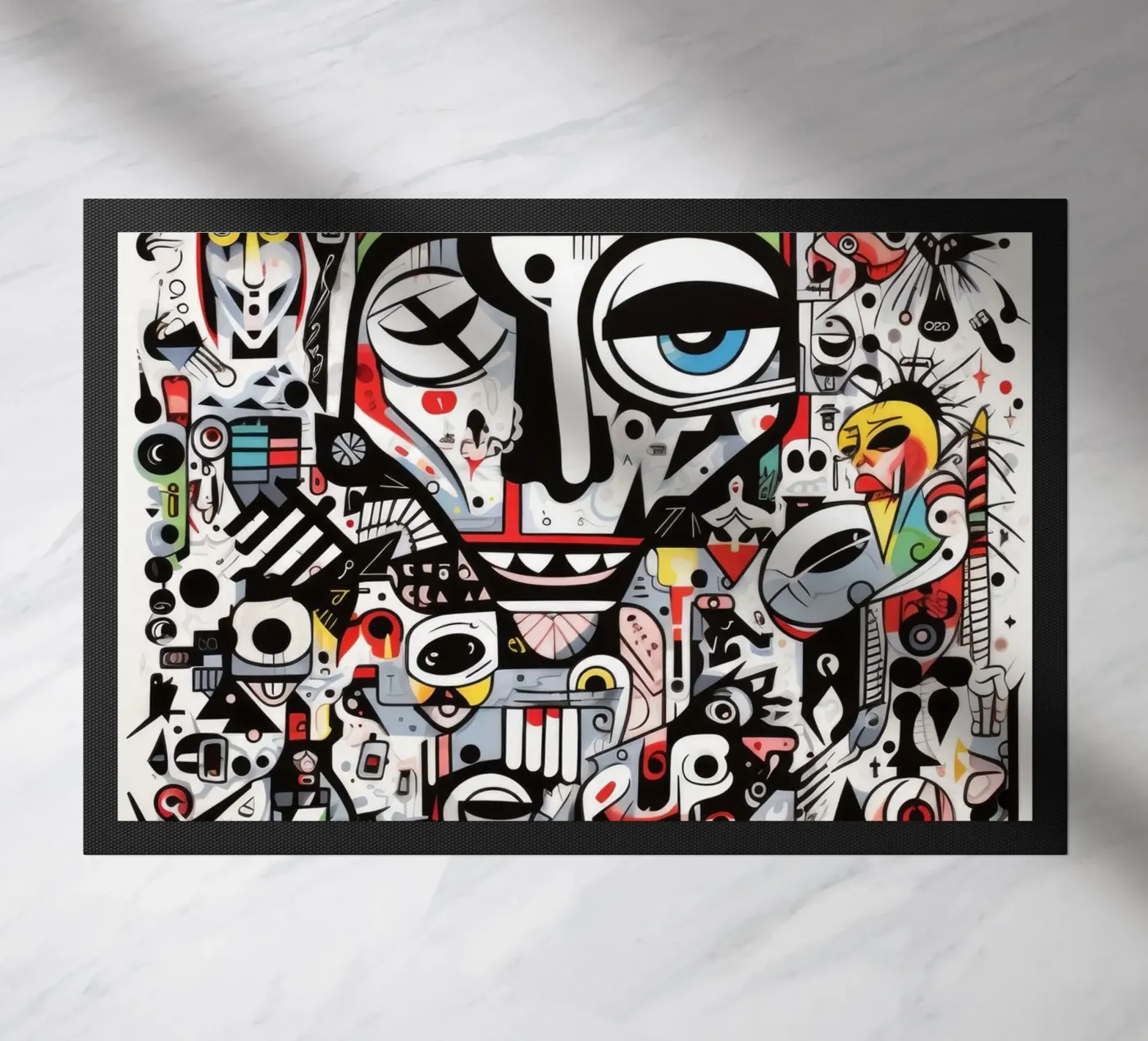 graffiti animals doormat by Art Digital Visuel