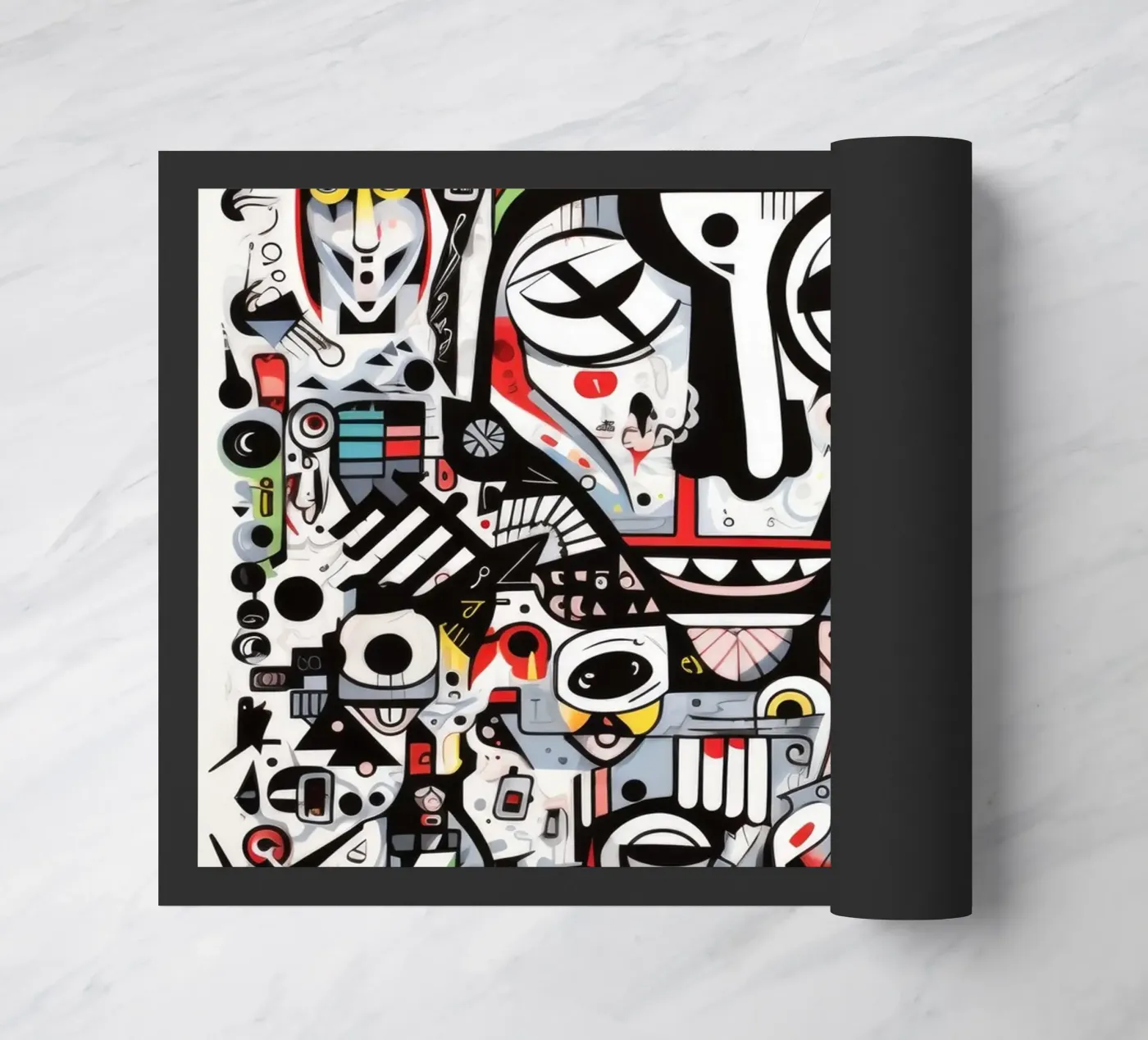 graffiti animals doormat by Art Digital Visuel