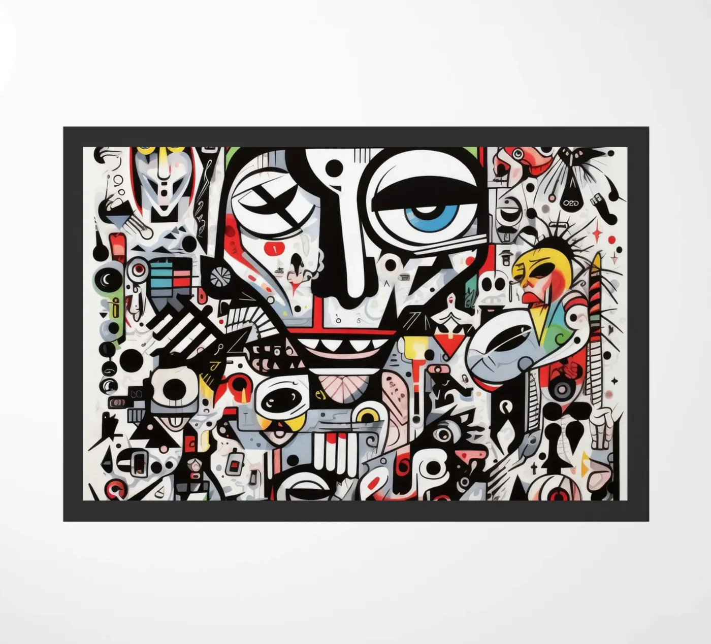 graffiti animals doormat by Art Digital Visuel