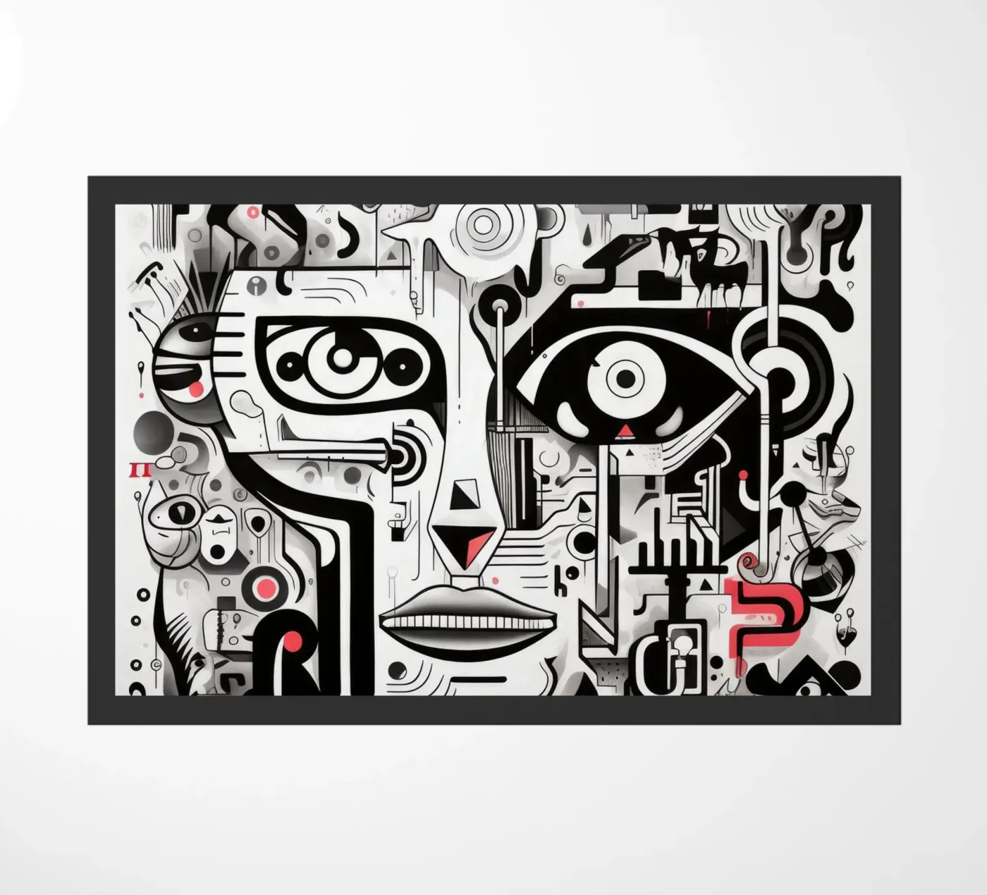 animali graffiti zerbino da Art Digital Visuel