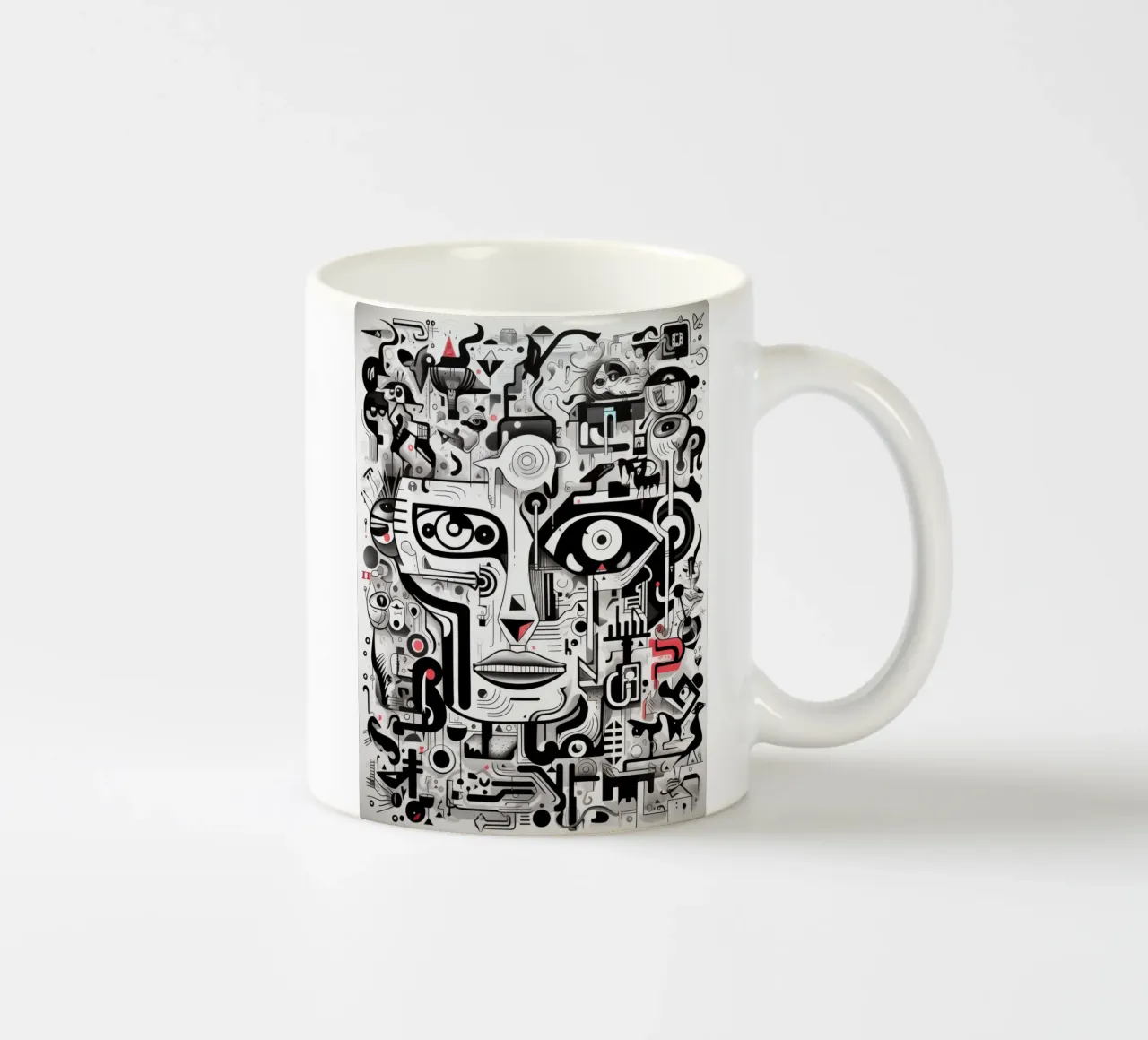 animali graffiti tazza in ceramica da Art Digital Visuel