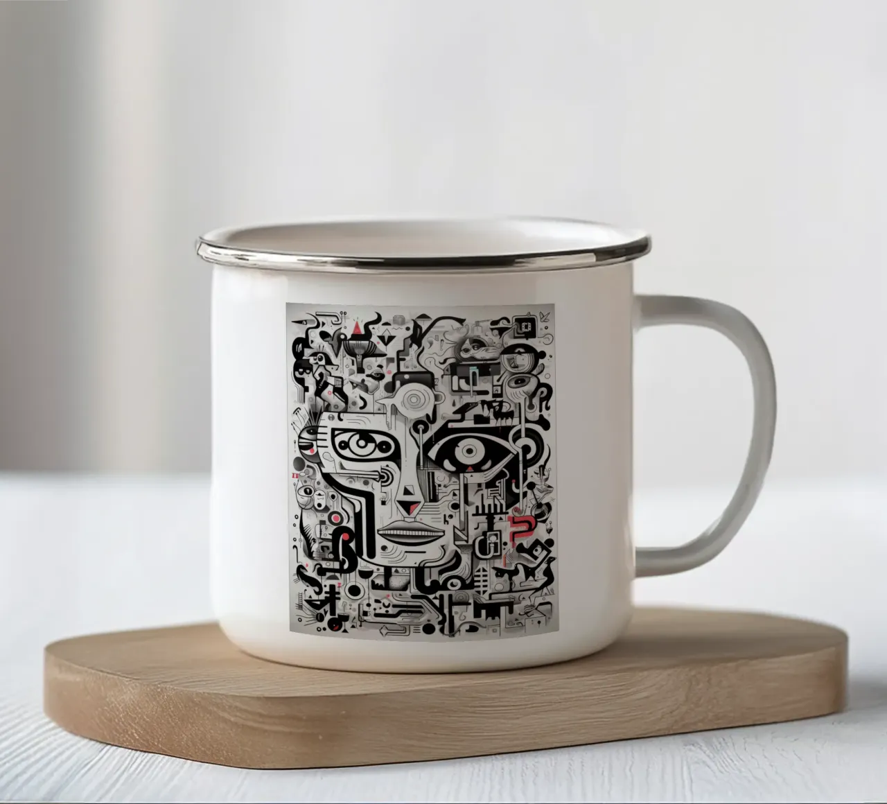 animali graffiti tazza in smalto da Art Digital Visuel