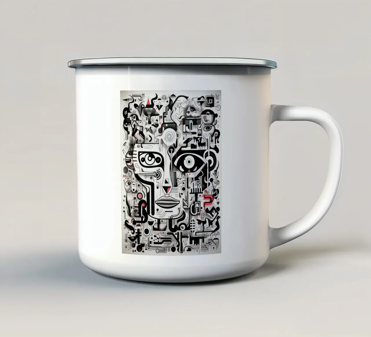 animali graffiti tazza in smalto da Art Digital Visuel