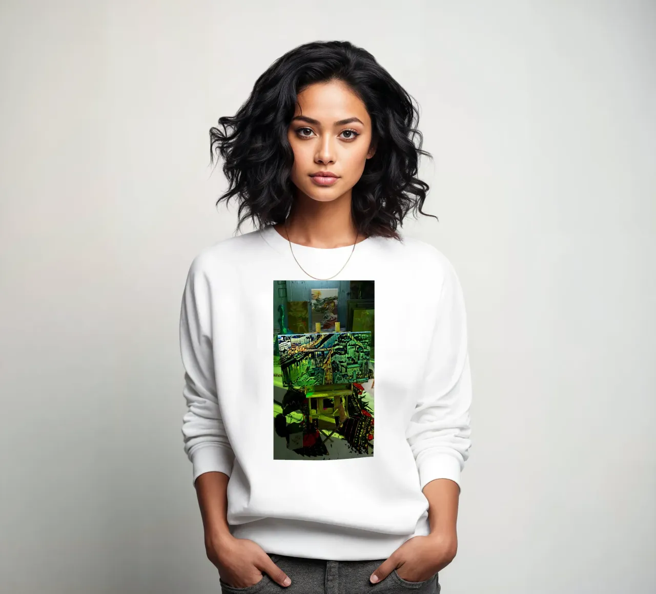 Il laboratorio del falsario - Salisburgo di notte - Versione verde felpa da the-witcher